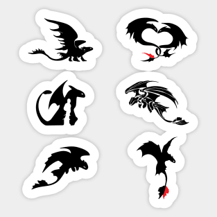 Toothless Dragon - How to train your dragon Sticker